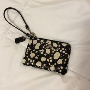 Coach Floral Wristlet